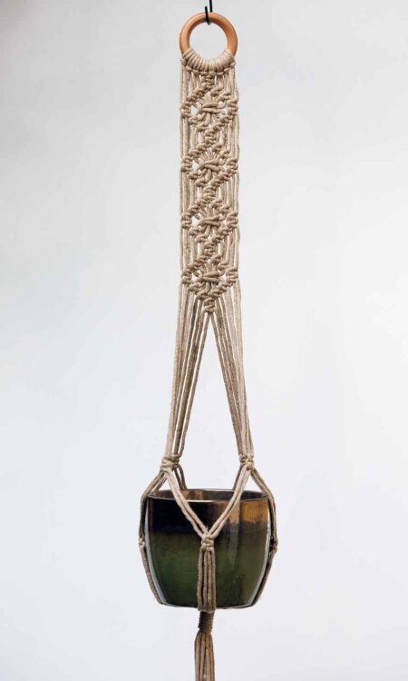 Macrame Plant Hanger for sale for $30